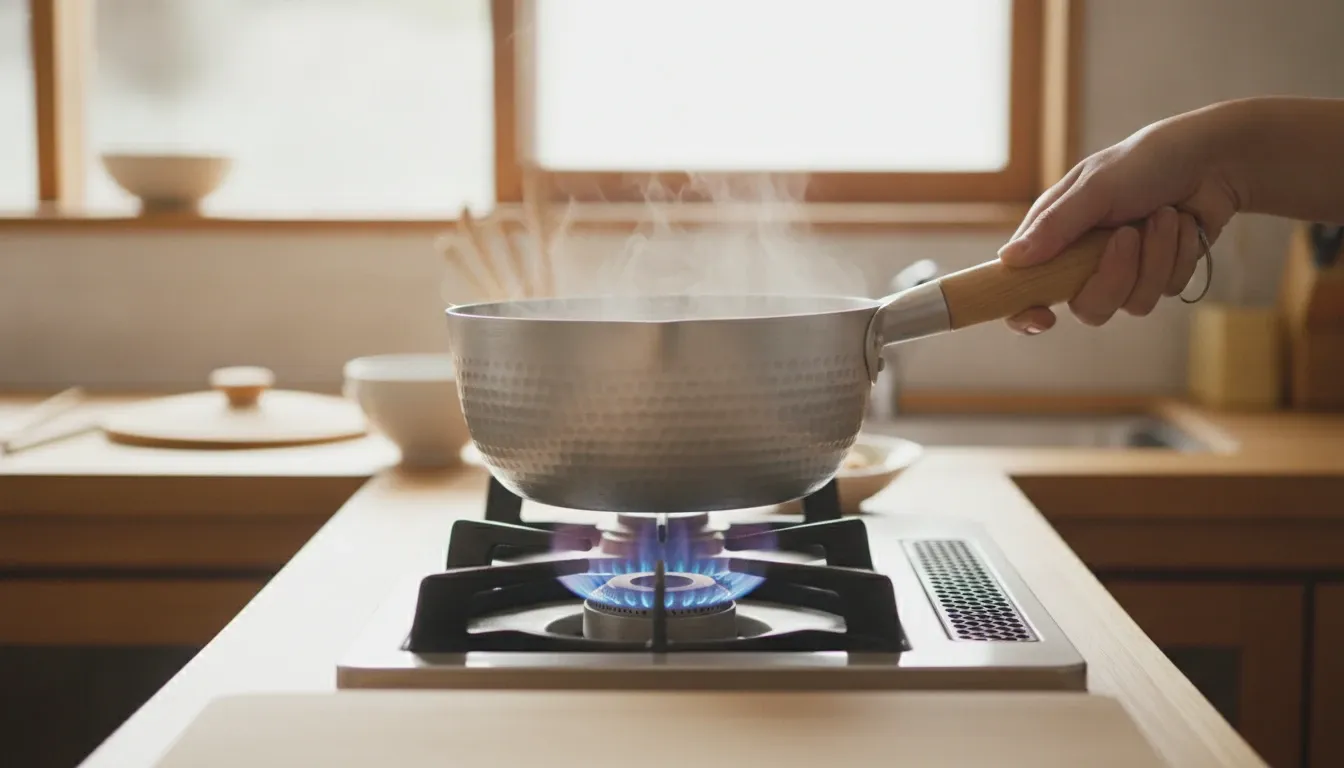日本料理の火加減 - 遠火の強火と煮含め