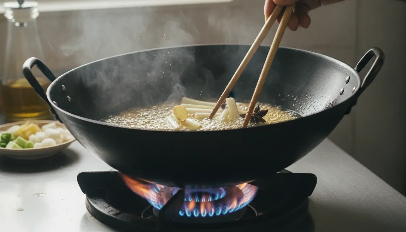 香味油（熬油）｜中華料理における油の香り移し体系