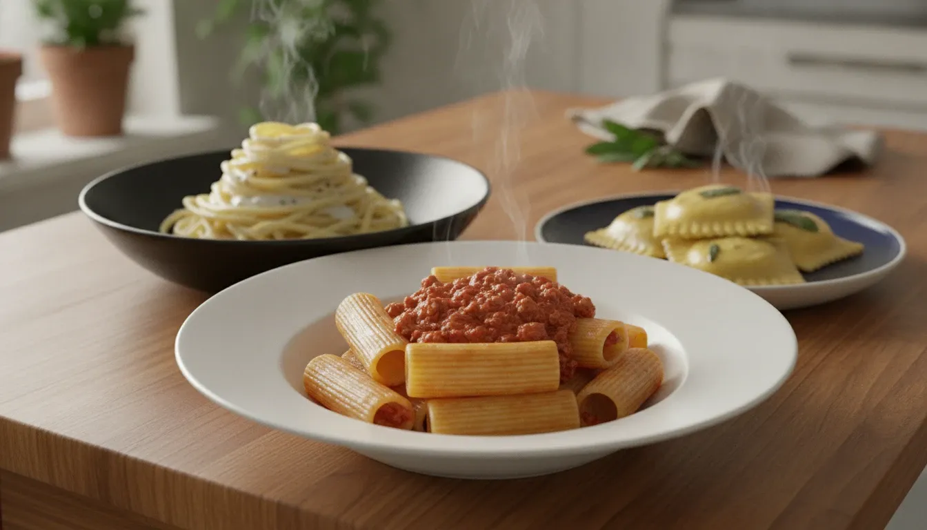パスタの種類の違いは「形の好み」じゃない｜ソースで選ぶ断面・表面・生地の読み方
