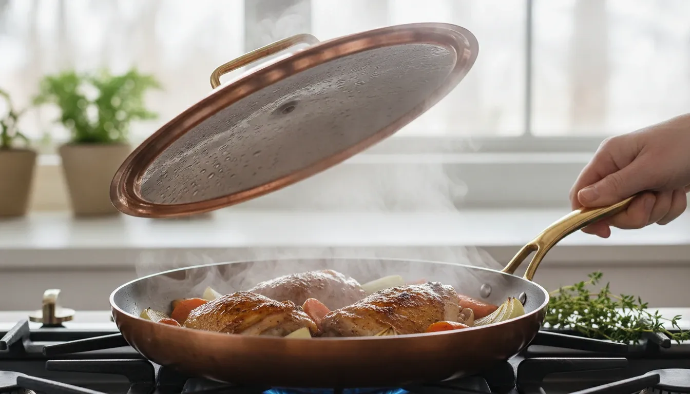 ブレゼ・ア・ラ・ポワールとは？フライパンで蒸し焼きにするフランス料理の技法