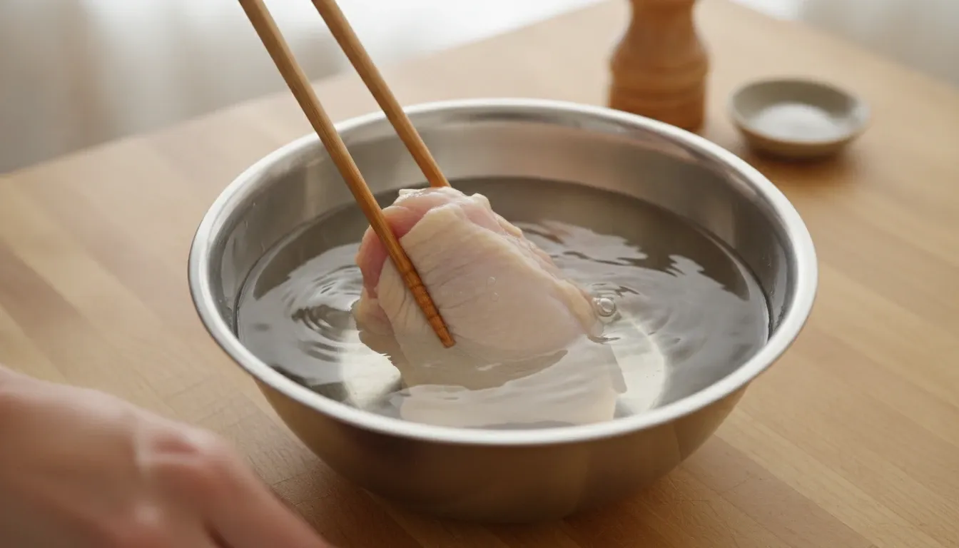 酢水洗い｜肉や魚の臭みを科学的に取り除く下処理