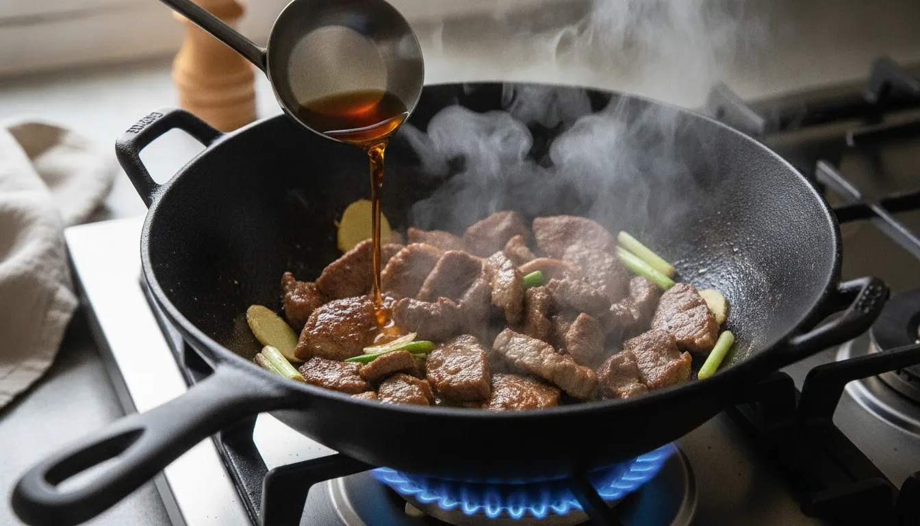 料酒処理｜中華料理における酒と生姜を使った臭み取り