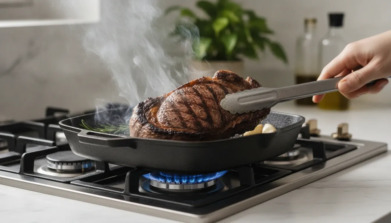 グリエ・ア・ラ・ポワールとは？グリルパンで焼き目をつけるフランス料理の技法